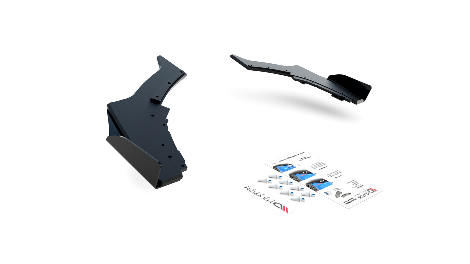 Street Pro Splitters Laterales Traseros + Flaps Aerodinámicos for BMW 1 F20 M140i - Imagen 5