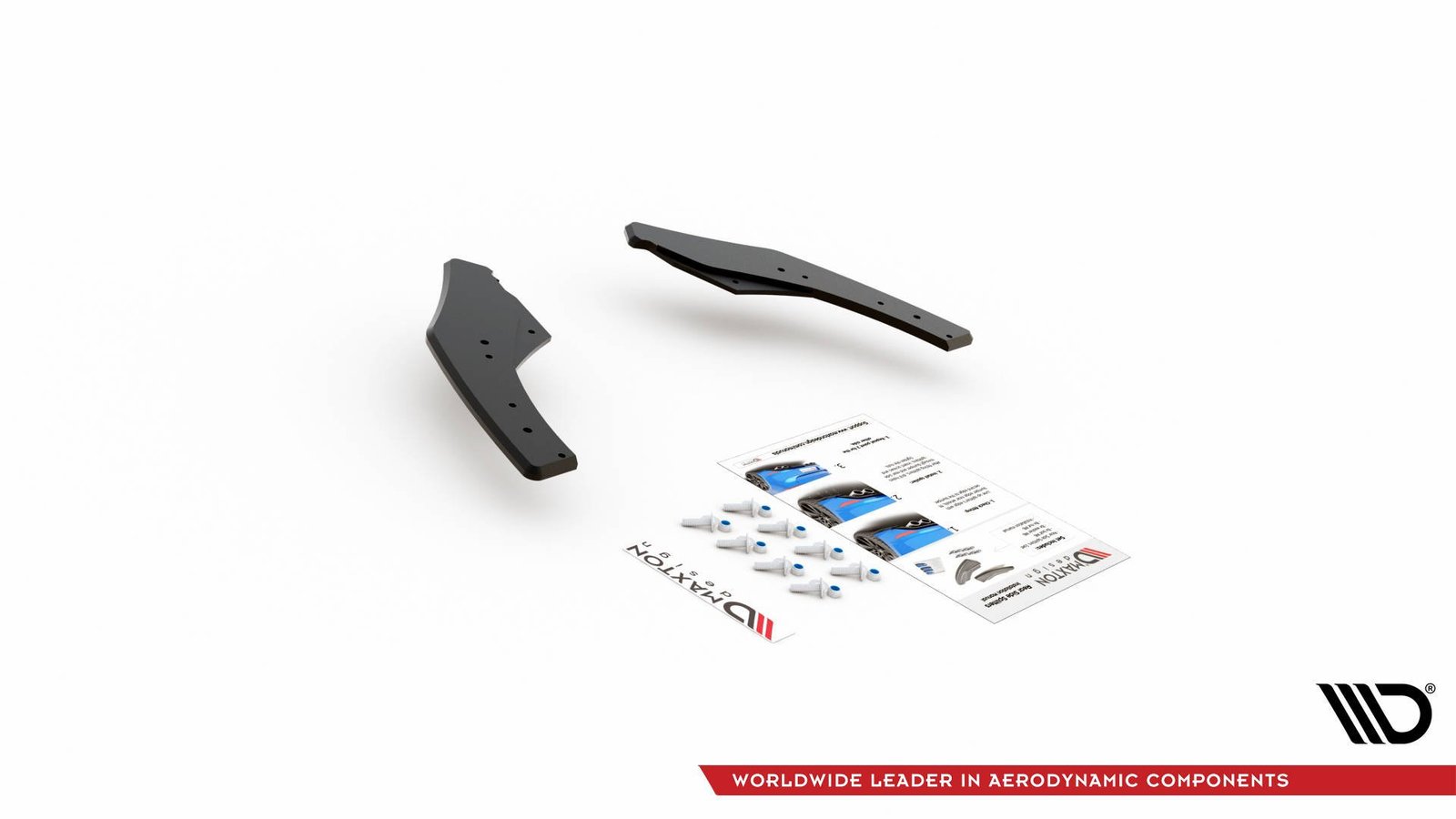 Street Pro Splitters Laterales Traseros Volkswagen Golf GTI Clubsport Mk8 - Imagen 5