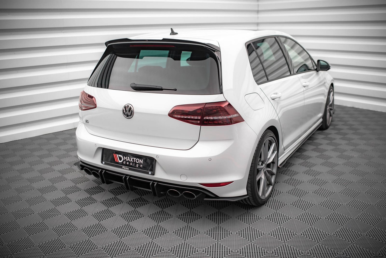 Street Pro Splitters Laterales Traseros Volkswagen Golf R Mk7 - Imagen 2