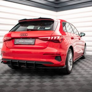 Street Pro Faldón Trasero + Flaps Aerodinámicos Audi A3 Sportback 8Y