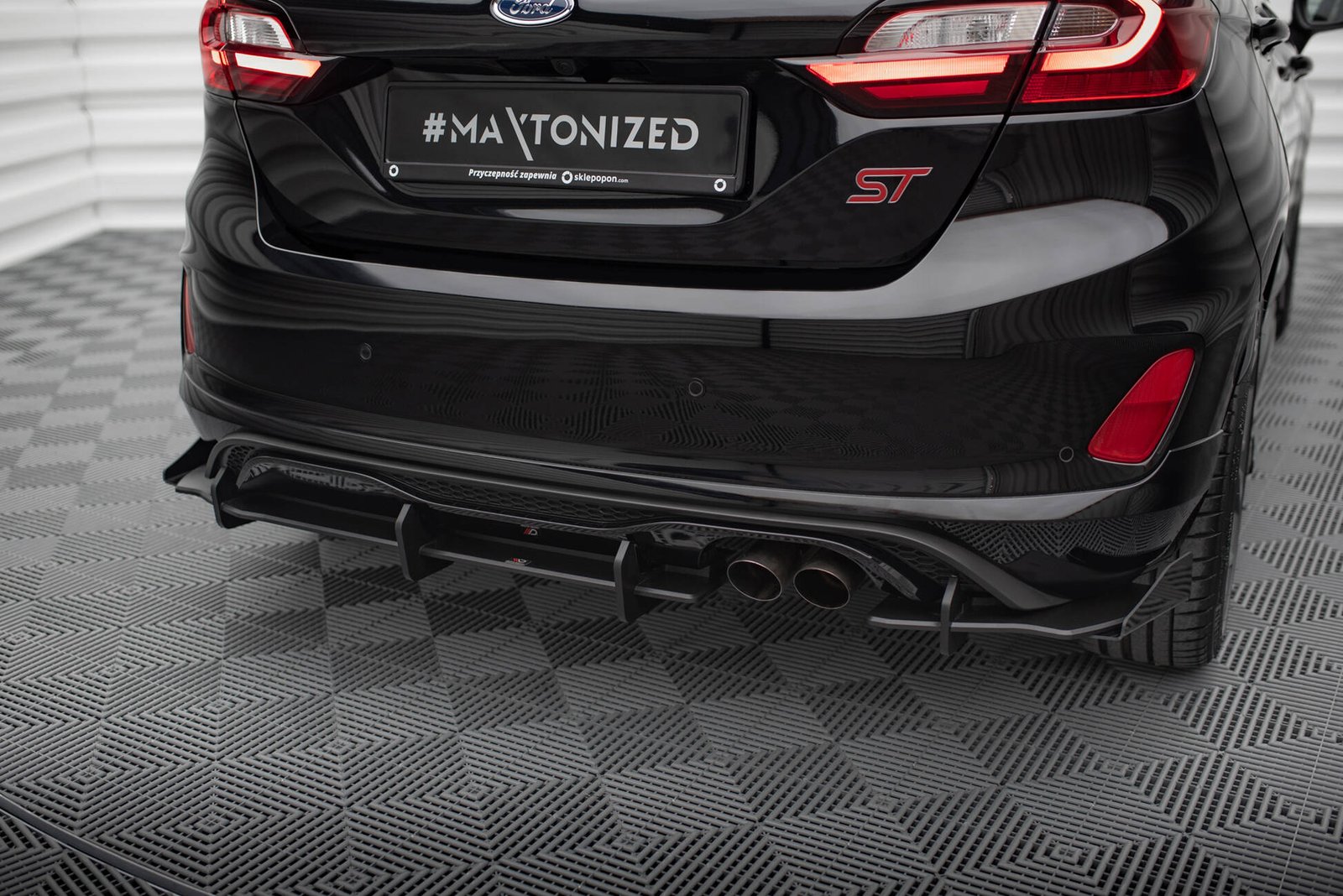 Street Pro Faldón Trasero + Flaps Aerodinámicos Ford Fiesta Mk8 ST