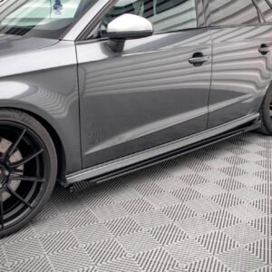 Street Pro Faldones Laterales con Difusor + Flaps Aerodinámicos Audi S3 / A3 S-Line Sportback 8V Facelift