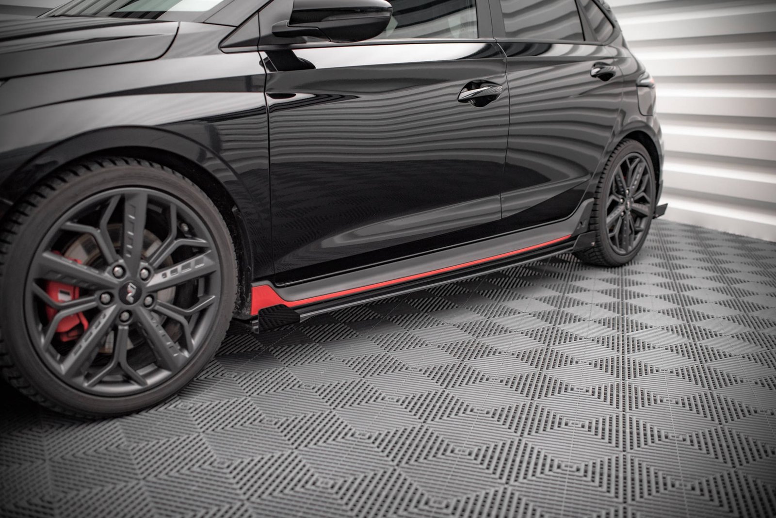 Street Pro Faldones Laterales con Difusor + Flaps Aerodinámicos Hyundai I20 N Mk3