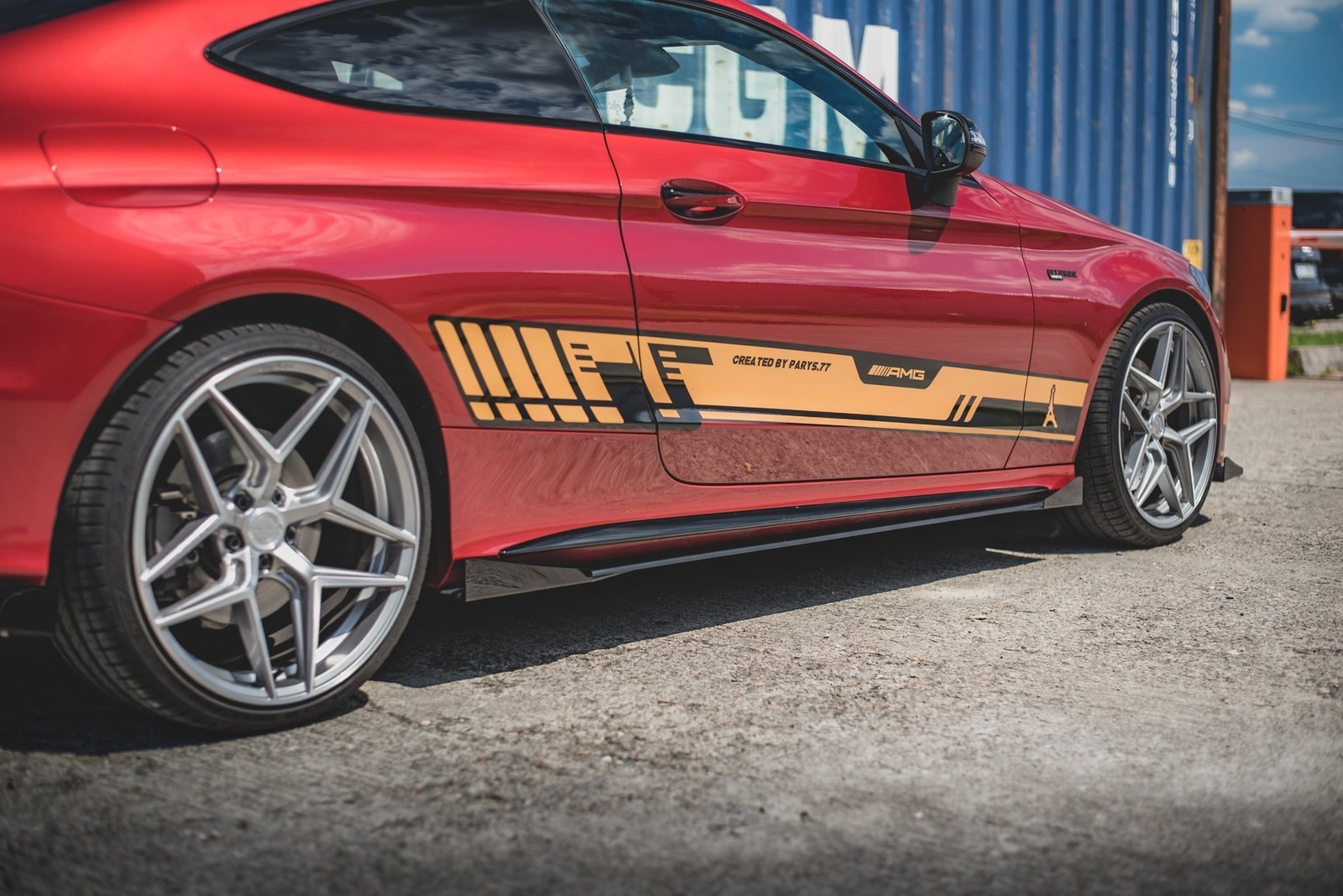 Street Pro Faldones Laterales con Difusor + Flaps Aerodinámicos Mercedes-AMG C43 / AMG-Line Coupe C205