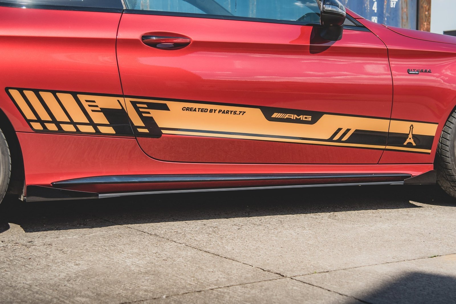 Street Pro Faldones Laterales con Difusor + Flaps Aerodinámicos Mercedes-AMG C43 / AMG-Line Coupe C205 - Imagen 4