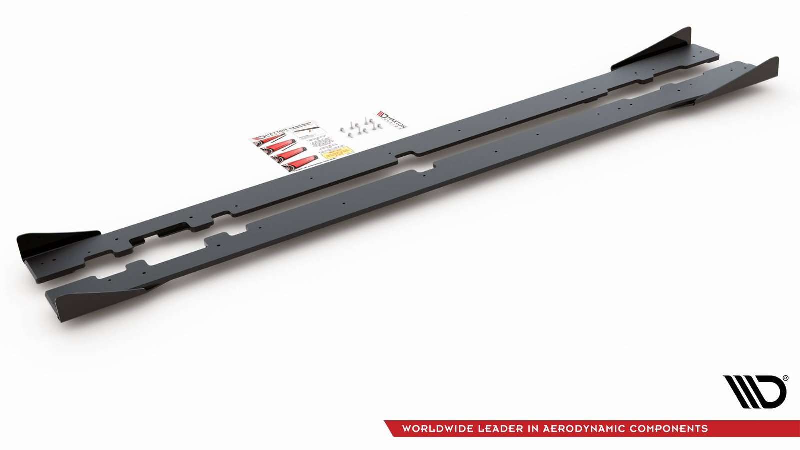 Street Pro Faldones Laterales con Difusor + Flaps Aerodinámicos Mercedes-AMG C43 / AMG-Line Coupe C205 - Imagen 4