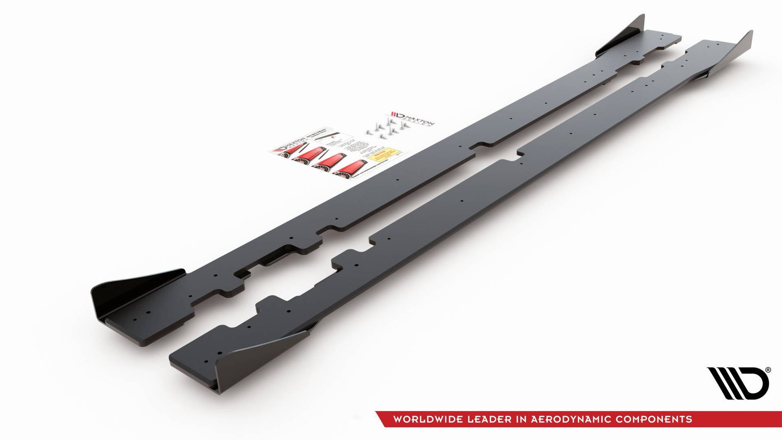 Street Pro Faldones Laterales con Difusor + Flaps Aerodinámicos Mercedes-AMG C43 / AMG-Line Coupe C205 - Imagen 5