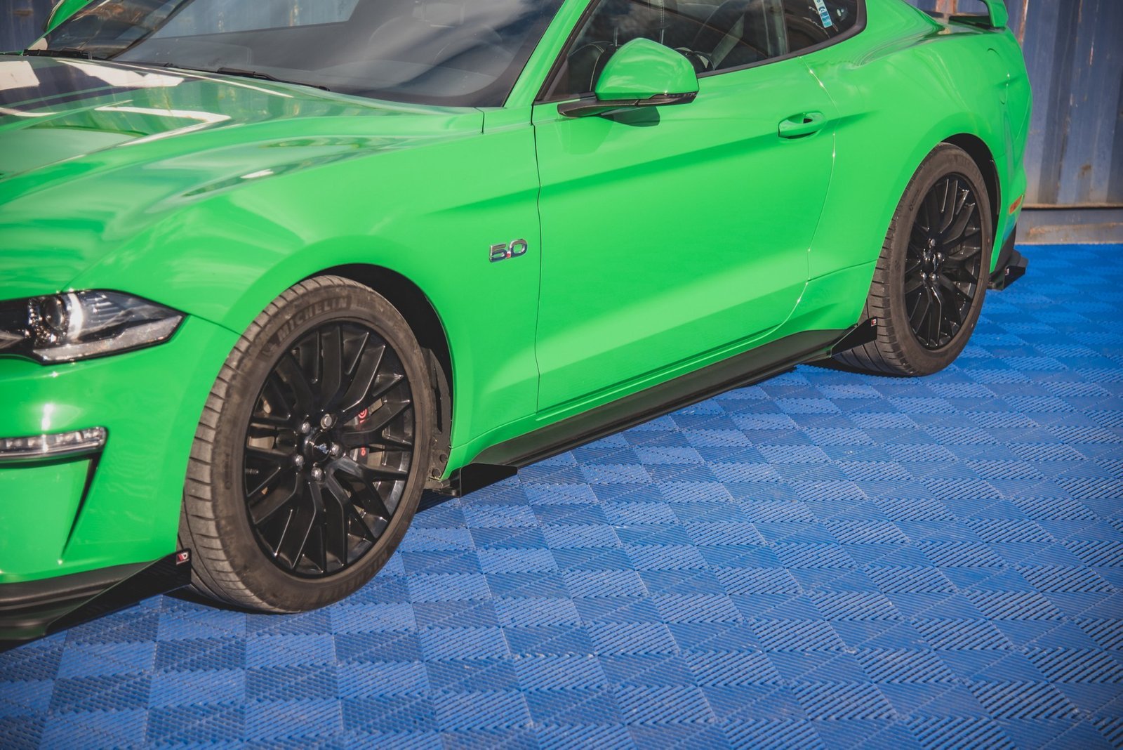 Street Pro Faldones Laterales con Difusor + Flaps Aerodinámicos Ford Mustang GT Mk6 Facelift