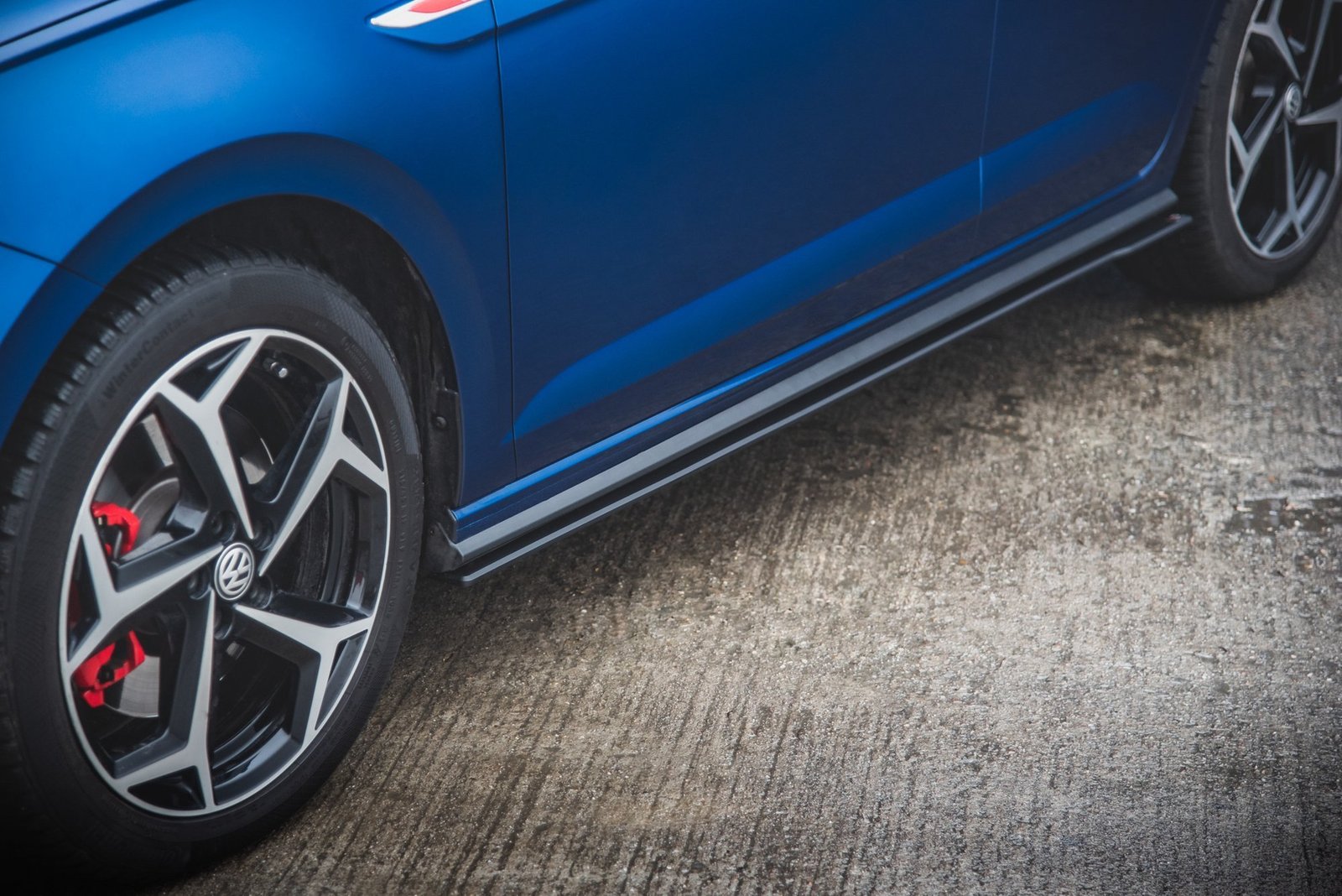 Street Pro Faldones Laterales con Difusor Volkswagen Polo GTI Mk6
