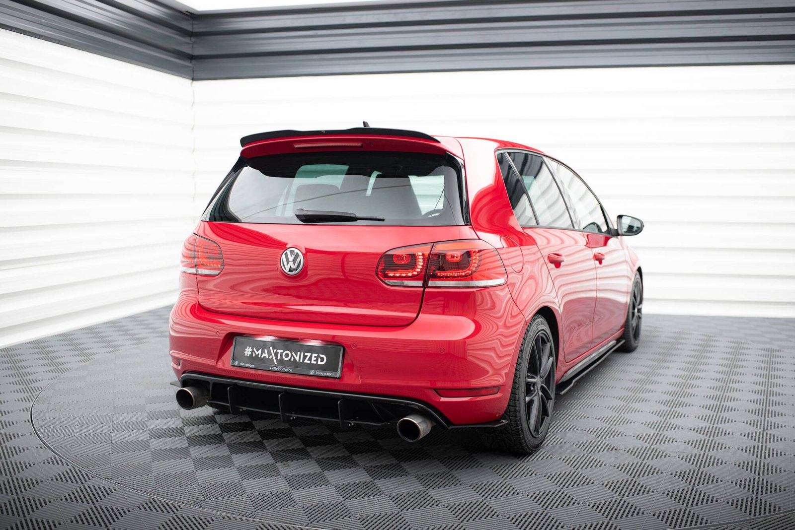 VW Golf VI GTI / 35TH Faldón Trasero & Splitters Laterales Traseros
